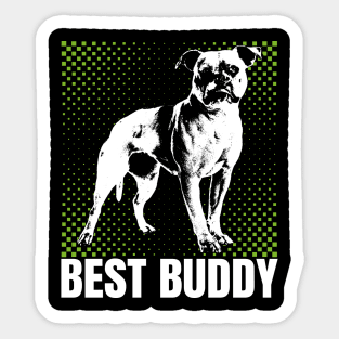 American Bulldog funny gift Shirt Sticker